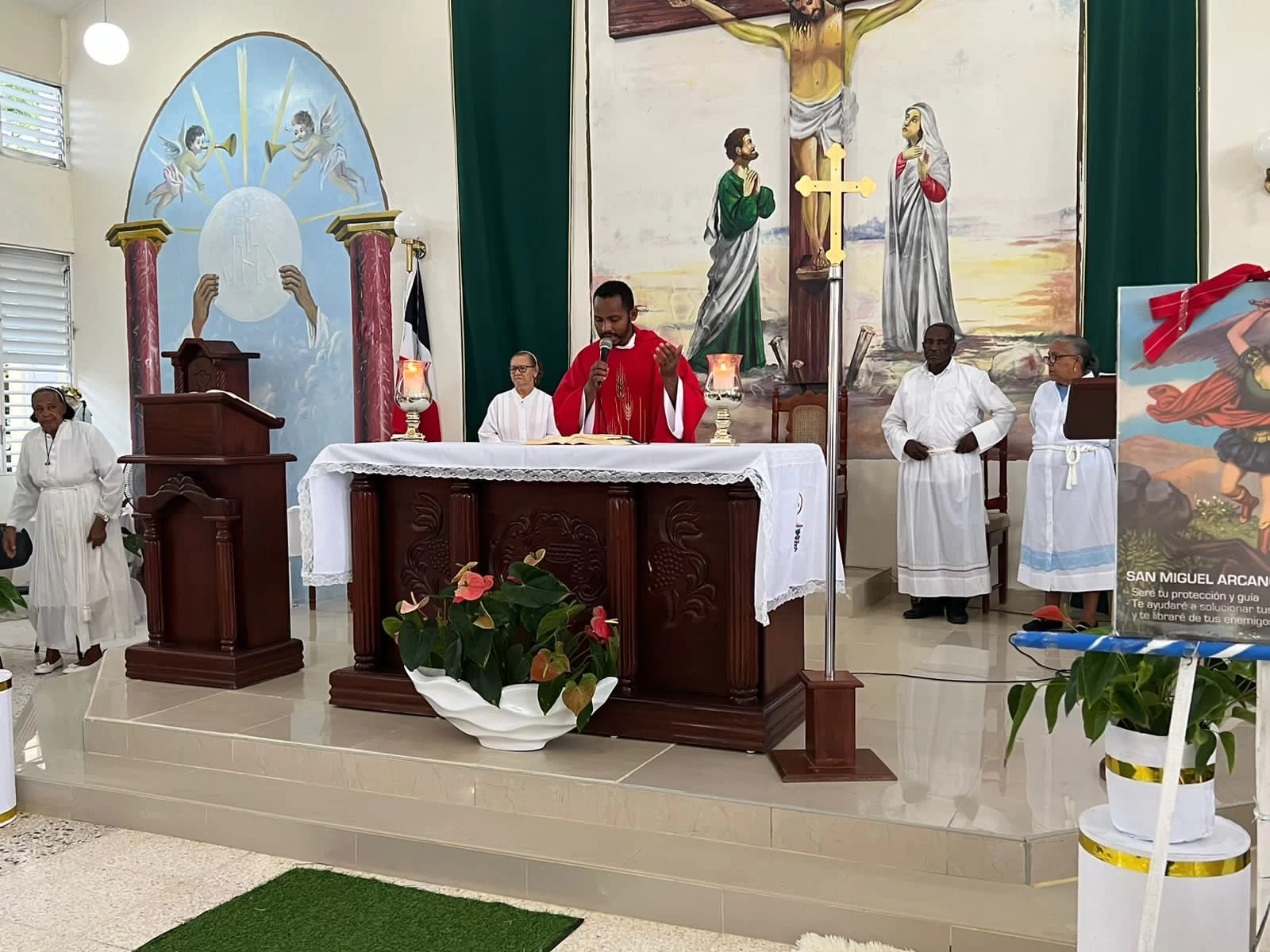Con celebración de misa inician Fiestas Patronales San Miguel Arcángel en Las Gordas