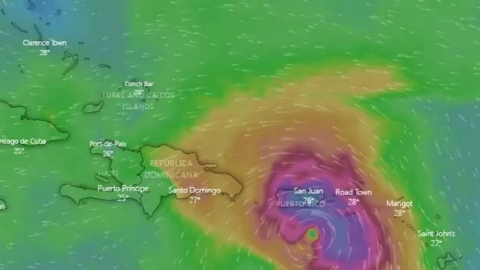 ¡Fiona se acerca! Está a 300 kilómetros de isla Saona con vientos de 100 kph