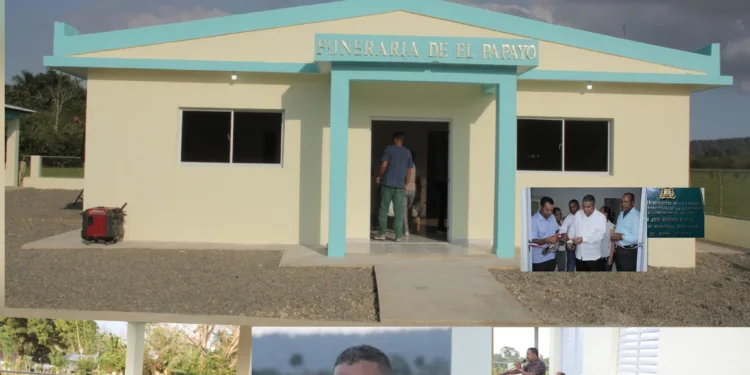 Alcalde de El Factor entrega funeraria municipal a la comunidad de El Papayo