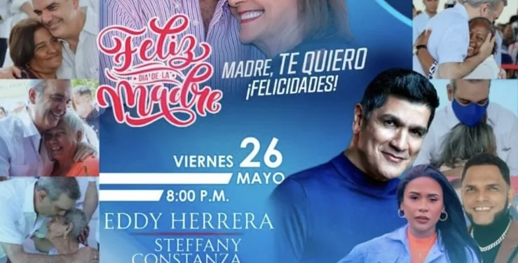 Alcalde de Cabrera ofrecerá fiesta por motivo del día de las madres
