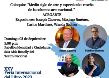 Acroarte analizará obra de Joseph Cáceres en un panel en la Feria del Libro 2023