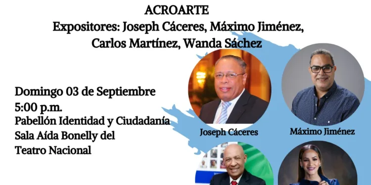 Acroarte analizará obra de Joseph Cáceres en un panel en la Feria del Libro 2023