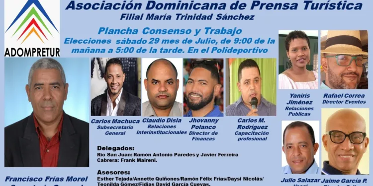 Francis Frías es el nuevo secretario general de ADOMPRETUR en María Trinidad Sánchez