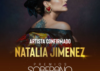 Natalia Jiménez actuará en la 39ª edición de Premios Soberano 2024