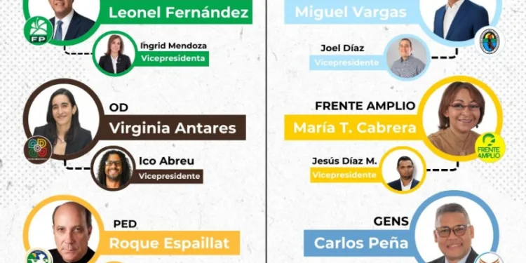 Estos son los candidatos que aparecerán en las boletas de las próximo elecciones presidenciales