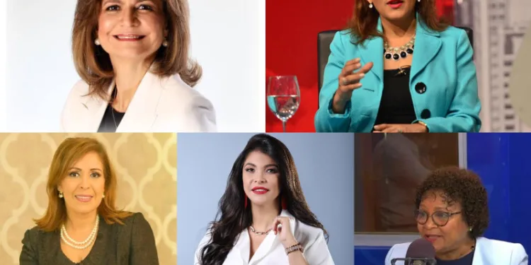 e nueve partidos políticos, cinco llevan a mujeres como aspirantes a la vicepresidencia