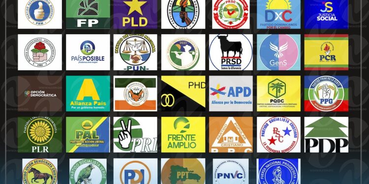 PRM conserva recuadro 1, PRD 4 y PRSC 5, FP se mueve al 2 y PLD al 3