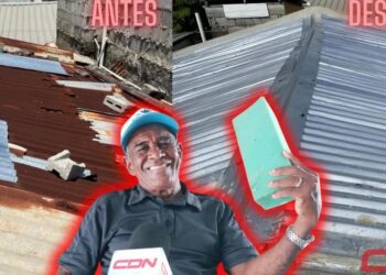 Alcaldía de Nagua cumple el sueño de hombre de 76 años que pedía ayuda para cobijar su casa