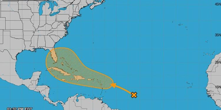 Advierten que en los próximos días podría desarrollarse una depresión tropical en el Atlántico