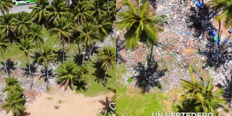 Denuncian vertedero improvisado en Playa Arroyo Salado