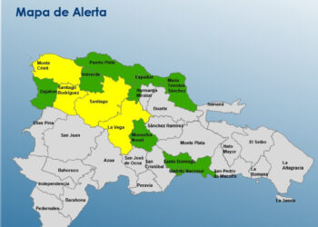El COE emite alerta amarilla para cuatro provincias y verde para ocho