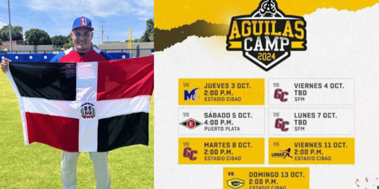 LINORD se enfrentará a las Águilas Cibaeñas en juego de pretemporada bajo el liderazgo de Rafael García
