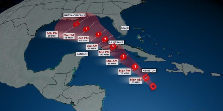 Rafael se fortalece cerca Jamaica; llegaría como huracán a Cuba