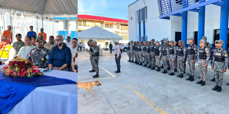 Policía Nacional lanza operativo «Navidad Garantía de Paz» en María Trinidad Sánchez