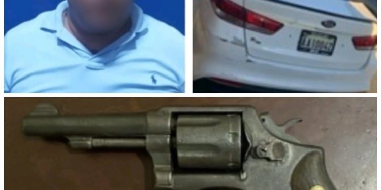 Policía Nacional apresa a Junior Lora, alias «Junior Mamá», por porte ilegal de arma de fuego