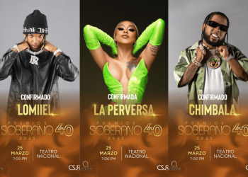 Chimbala, Lomiiel y La Perversa protagonizarán segmento urbano en Premios Soberano 2025