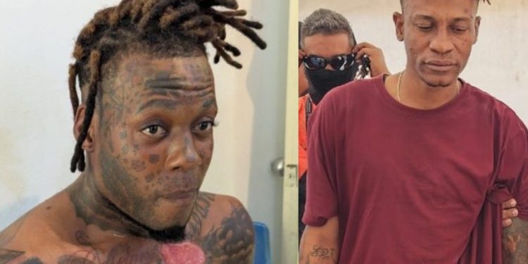 Los supuestos pandilleros haitianos Yamson Jean Luis y Dominic Youel.