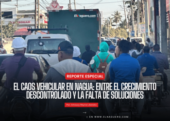 El caos vehicular en Nagua: Entre el crecimiento descontrolado y la falta de soluciones