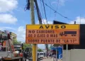 Obras Públicas prohíbe tránsito de vehículos pesados por el Puente de la 17 durante trabajos de reparación