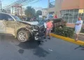 Tres personas resultan heridas en accidente de tránsito frente a Oficina Senatorial en San Francisco de Macorís