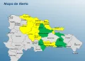 María Trinidad Sánchez en alerta amarilla; El Drago incomunicado y crecida del río El Tablón preocupa a Río San Juan