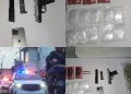 Policía Nacional arresta a hombre con arma ilegal, marihuana y balanzas en operativo preventivo en Payita