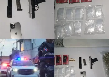 Policía Nacional arresta a hombre con arma ilegal, marihuana y balanzas en operativo preventivo en Payita