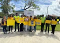 CONANI realiza parada cívica y jornada de sensibilización en Nagua por el cierre del Mes de la Prevención del Abuso Infantil