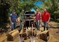 Medio Ambiente y SENPA intervienen río La Palmita y detienen extracción ilegal de arena